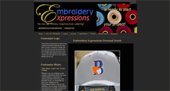 Desktop Screenshot of embroideryexpressions.net